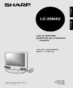 Sharp Flat Panel Television LC 20M4U-page_pdf